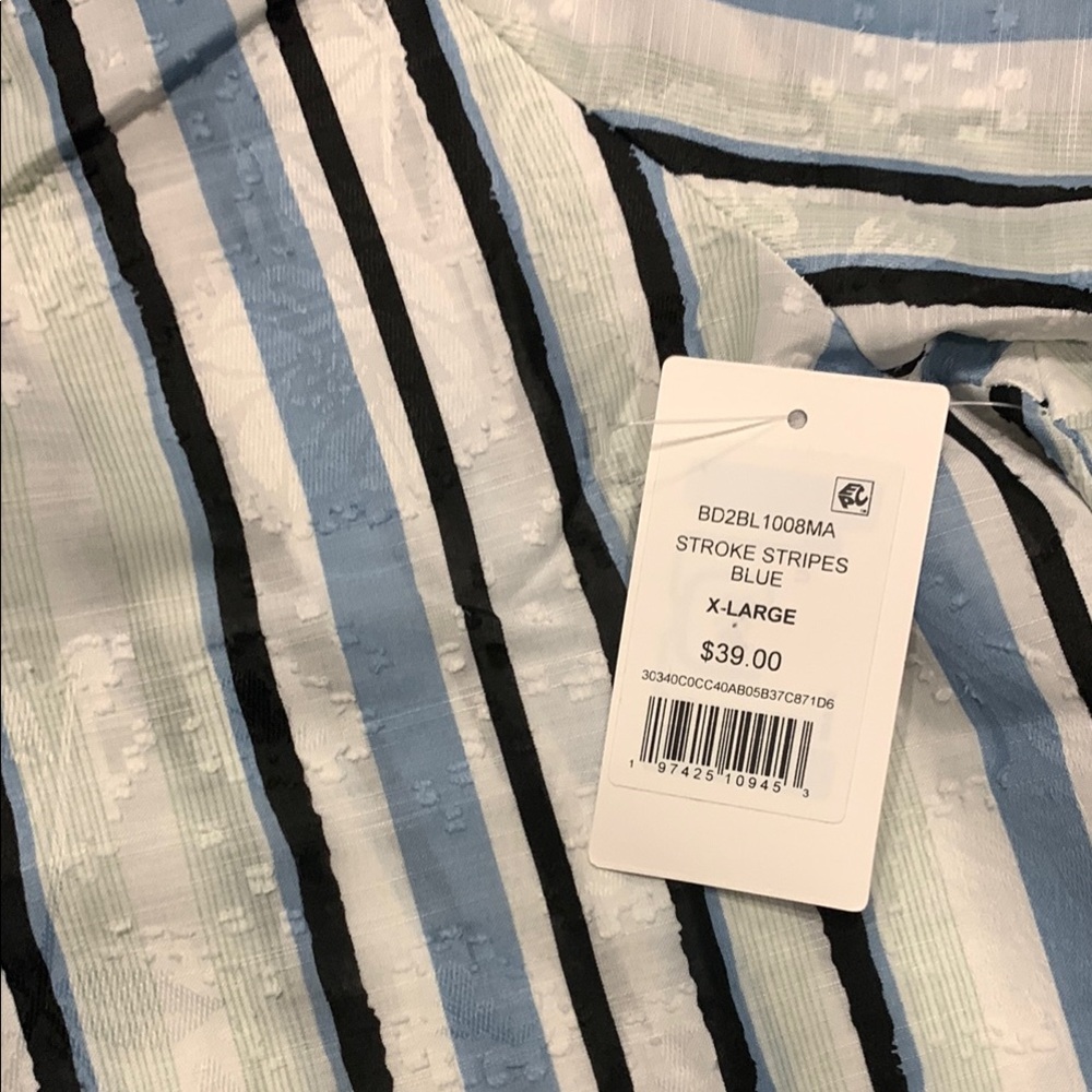 NWT Striped Long Sleeve Lightweight Swiss Dot Women's Top - Picture 3 of 11